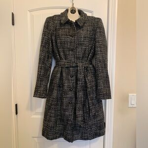 GAP Monochrome Tweed coat